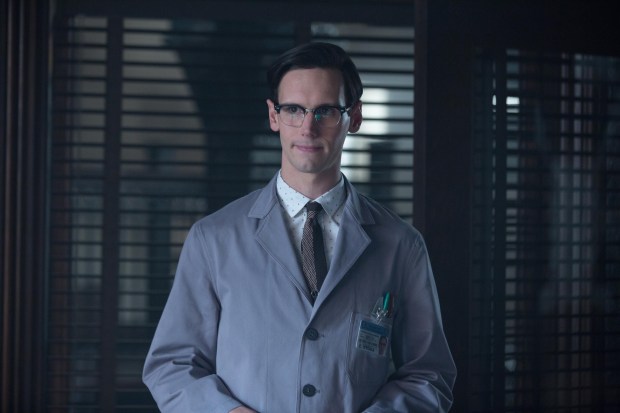 GOTHAM: Edward Nygma (Cory Michael Smith) in the "The Blind Fortune Teller" episode of GOTHAM airing Monday, Feb. 16 (8:00-9:00 PM ET/PT) on FOX. ©2015 Fox Broadcasting Co. Cr: Jessica Miglio/FOX