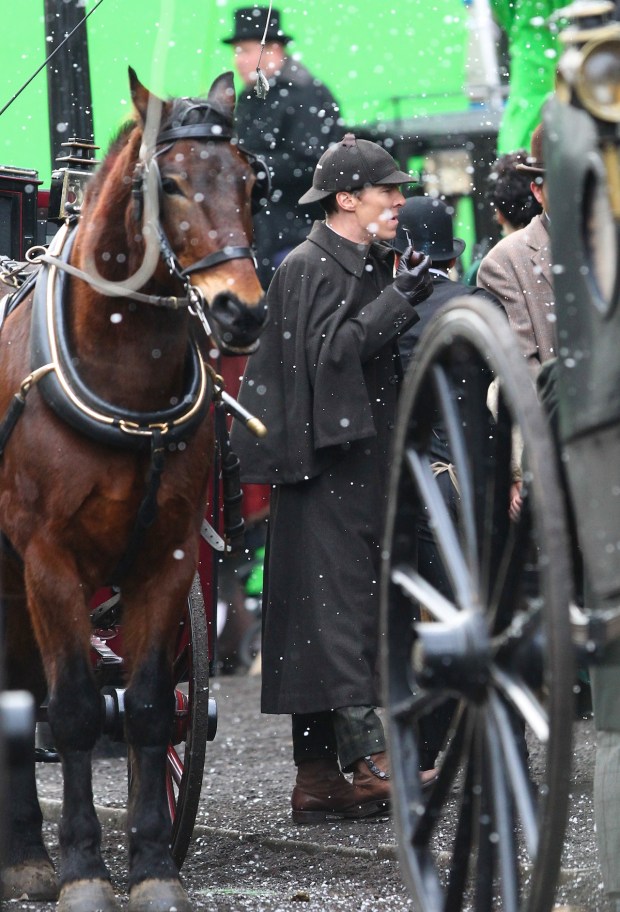 Filming for the 'Sherlock' christmas special