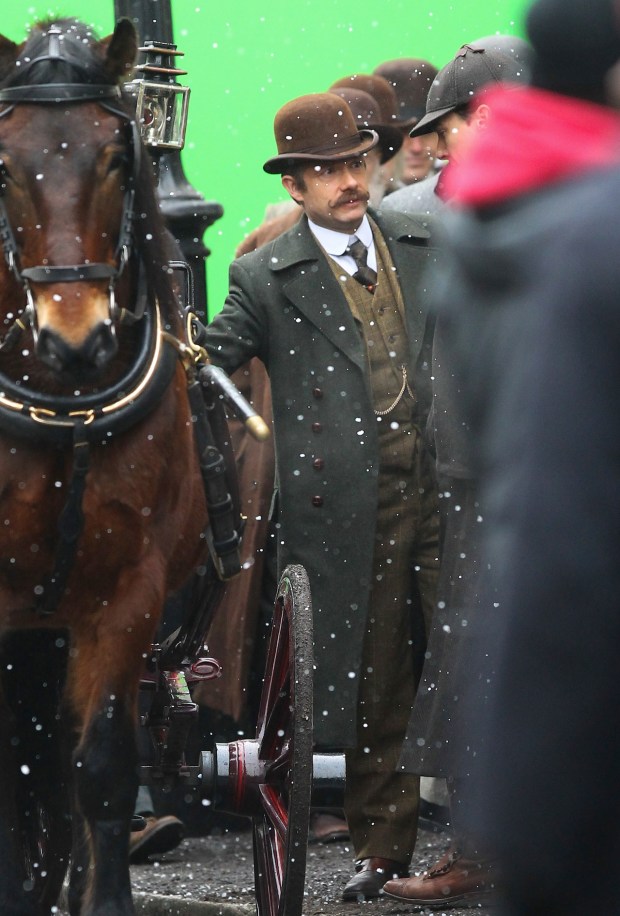 Filming for the 'Sherlock' christmas special