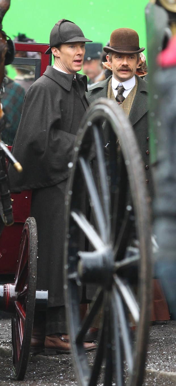Filming for the 'Sherlock' christmas special