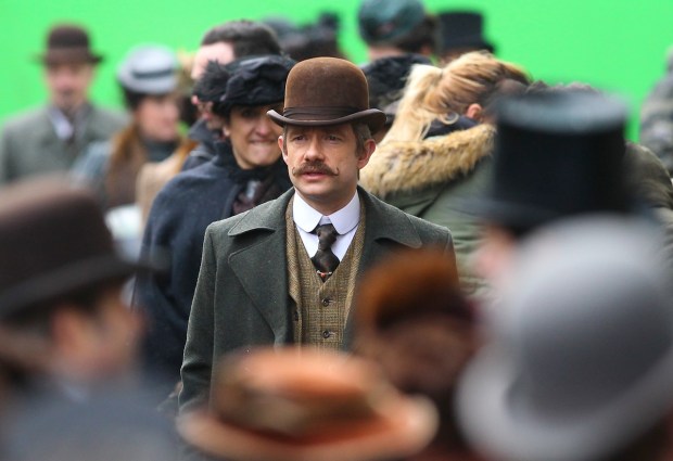 Filming for the 'Sherlock' christmas special