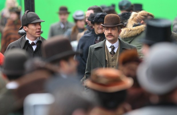 Filming for the 'Sherlock' christmas special