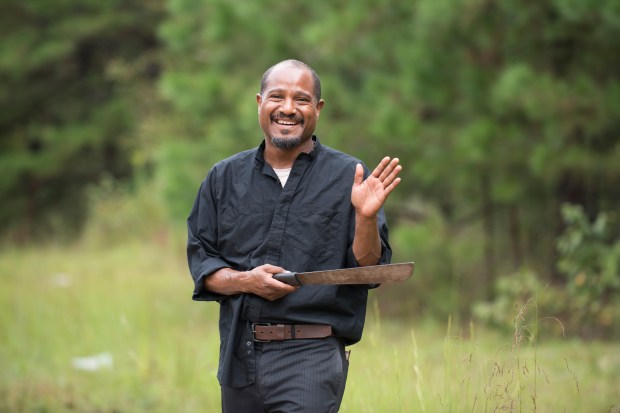 Seth Gilliam - The Walking Dead _ Season 5, Episode 11 _ BTS - Photo Credit: Gene Page/AMC
