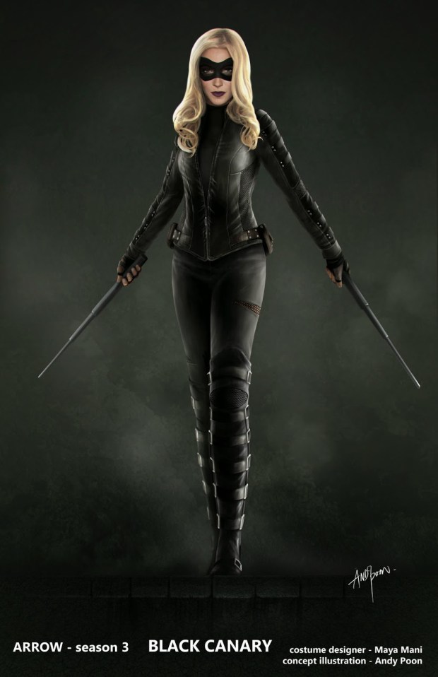 Arrow_Black Canary_Concept Art