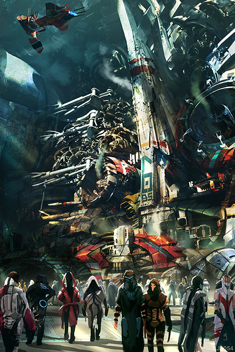 Framestore's concept art for Knowhere