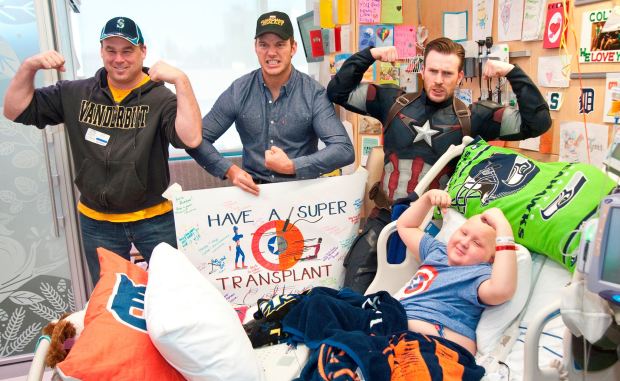 Seattle Children's Hospital_Chris Evans and Chris Pratt