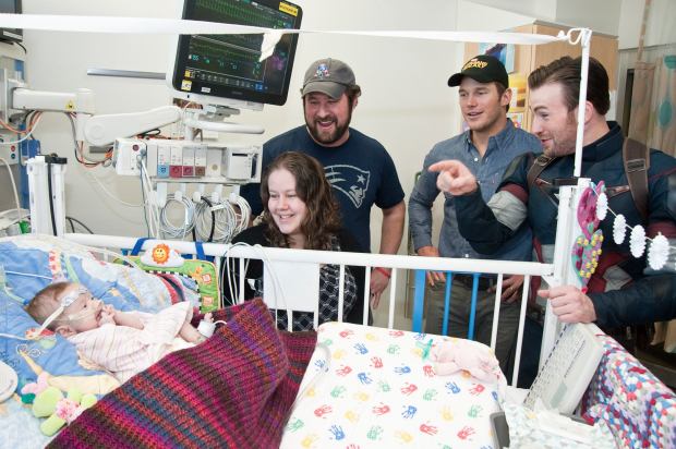 Seattle Children's Hospital_Chris Evans and Chris Pratt4
