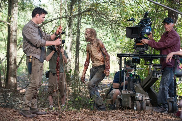 The Walking Dead _ Season 5, Episode 12 _ BTS - Photo Credit: Gene Page/AMC