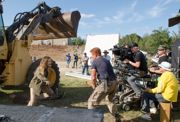 Michael Cudlitz as Abraham - The Walking Dead _ Season 5, Episode 14 _ BTS - Photo Credit: Gene Page/AMC