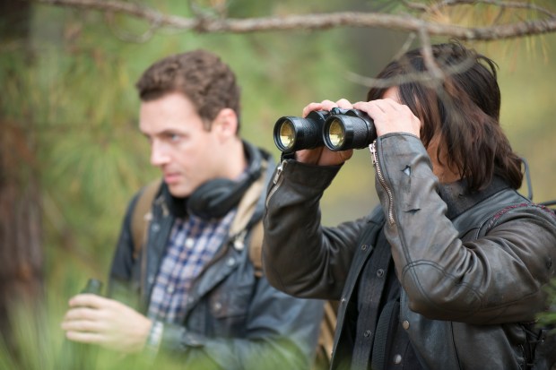 Norman Reedus as Daryl Dixon and Ross Marquand as Aaron - The Walking Dead _ Season 5, Episode 16  - Photo Credit: Gene Page/AMC