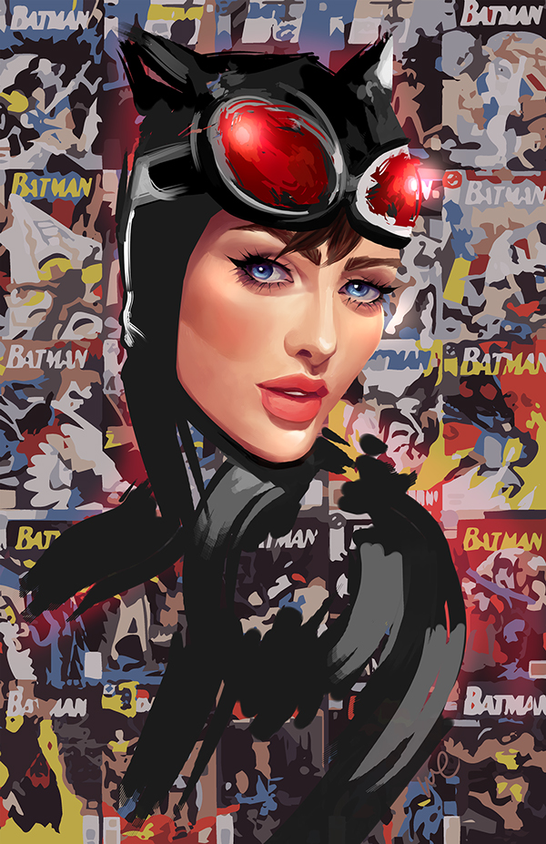Catwoman_Ladies of DC Comics by Whitney Jiar
