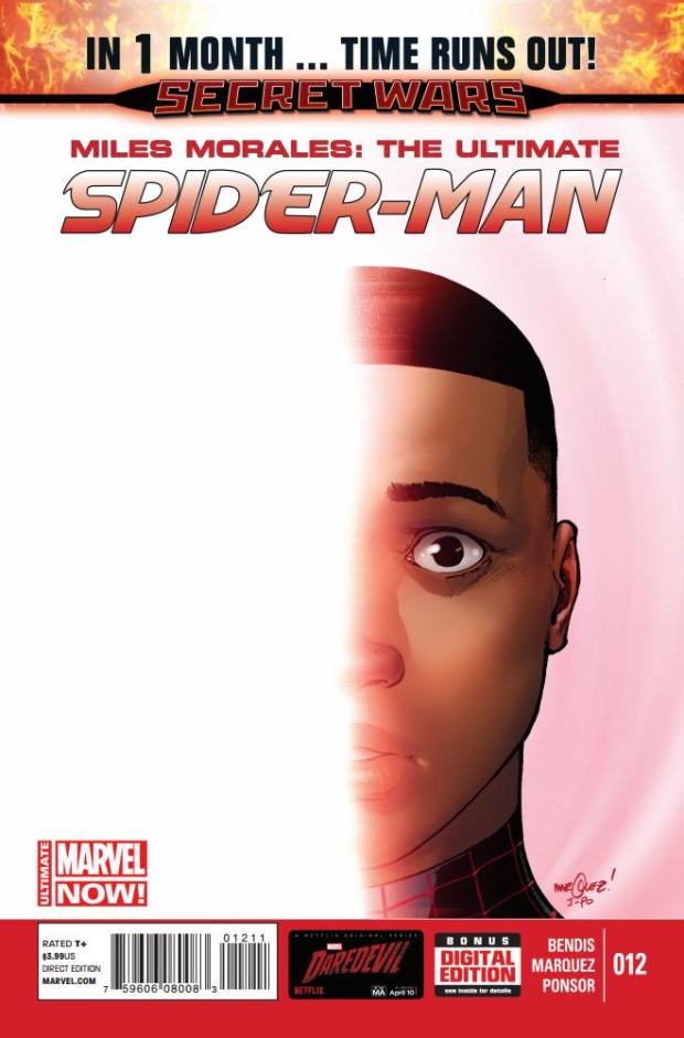 MILES MORALES_THE ULTIMATE SPIDER-MAN #12_Cover
