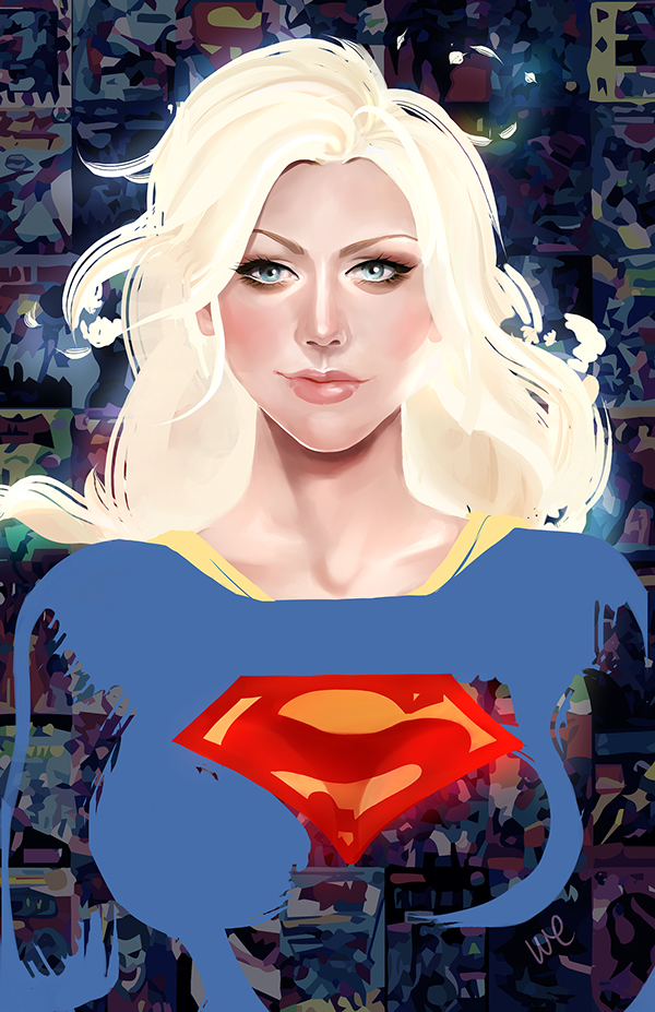 Supergirl_Ladies of DC Comics by Whitney Jiar