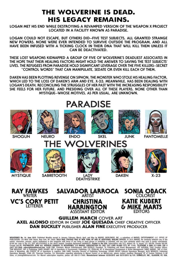 WOLVERINES #14_1