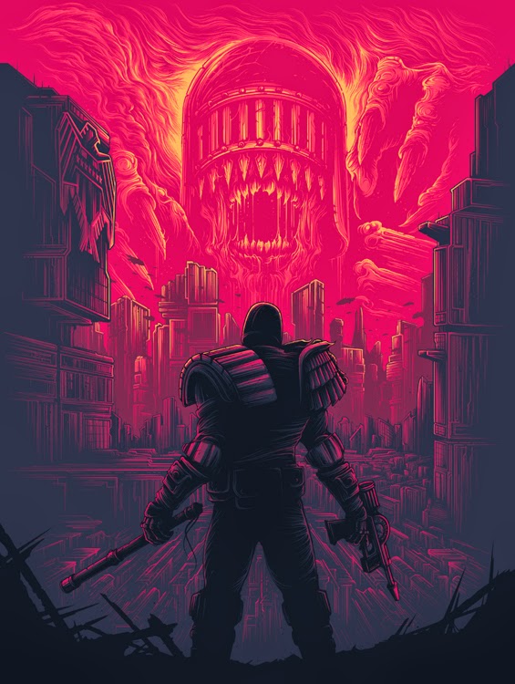 Geek Art_Mega City One_By Dan Mumford