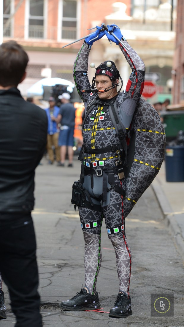 'Teenage Mutant Ninja Turtles 2' movie set Featuring: Megan Fox, Will Arnett Where: Manhattan, New York, United States When: 12 May 2015 Credit: TNYF/WENN.com