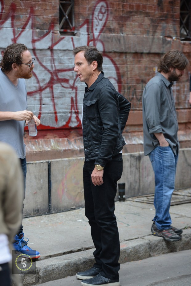 'Teenage Mutant Ninja Turtles 2' movie set Featuring: Will Arnett Where: Manhattan, New York, United States When: 12 May 2015 Credit: TNYF/WENN.com