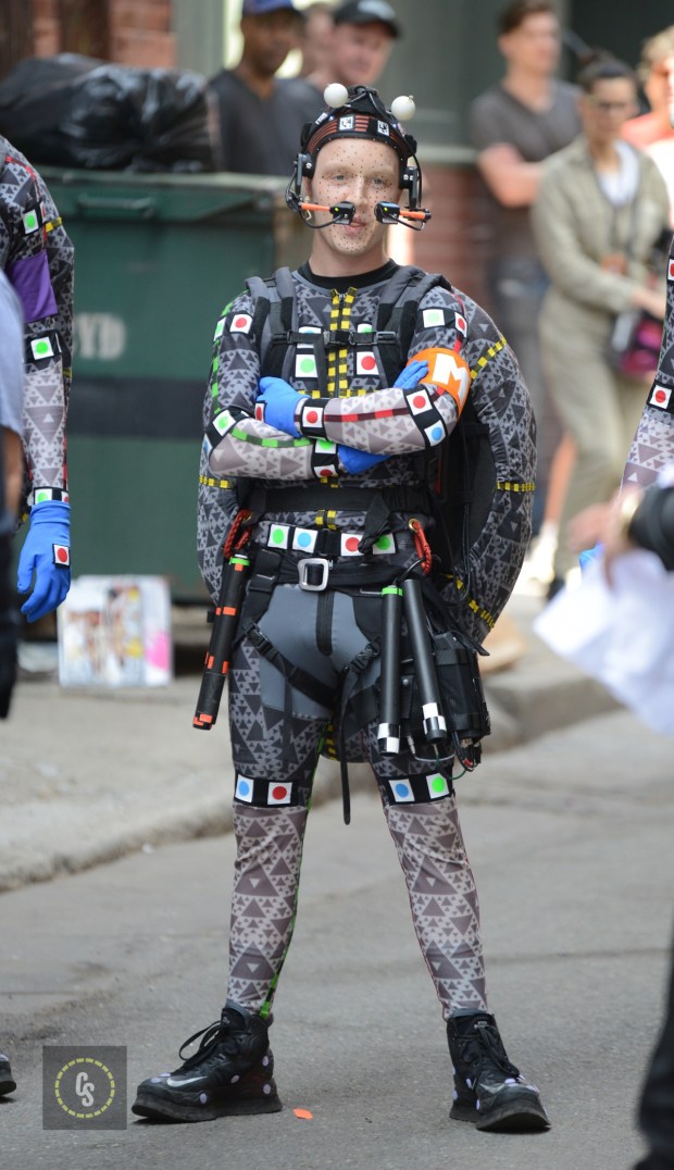 'Teenage Mutant Ninja Turtles 2' movie set Featuring: Megan Fox, Will Arnett Where: Manhattan, New York, United States When: 12 May 2015 Credit: TNYF/WENN.com