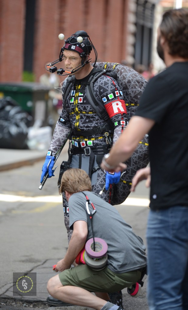 'Teenage Mutant Ninja Turtles 2' movie set Where: Manhattan, New York, United States When: 12 May 2015 Credit: TNYF/WENN.com