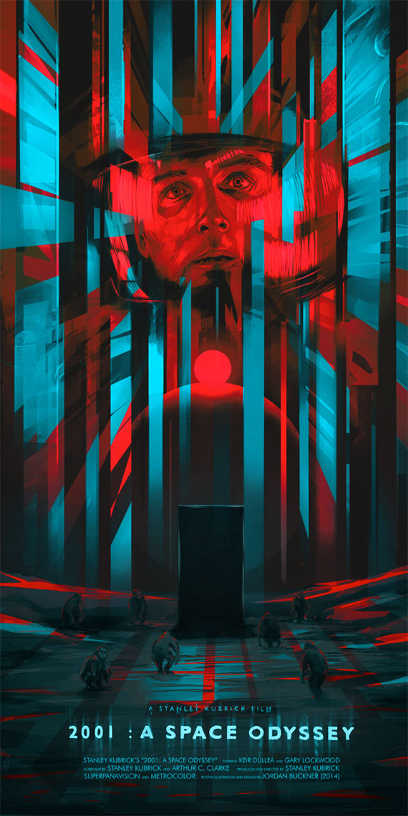 2001_A Space Odyssey_Red Cyan Variant_By Jordan Buckner