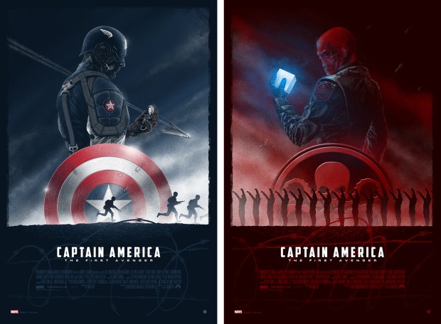 Captain America The First Avenger & Red Skull Set