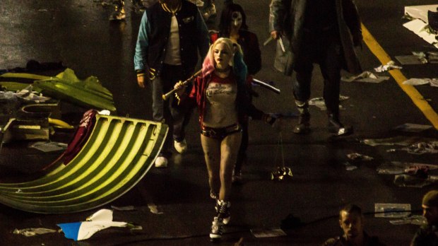 Suicide Squad_Set Photo_Harley Quinn And Katana (1)