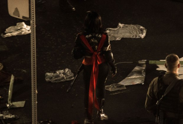 Suicide Squad_Set Photo_Harley Quinn And Katana (3)