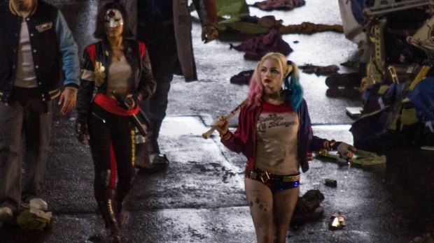 Suicide Squad_Set Photo_Harley Quinn And Katana