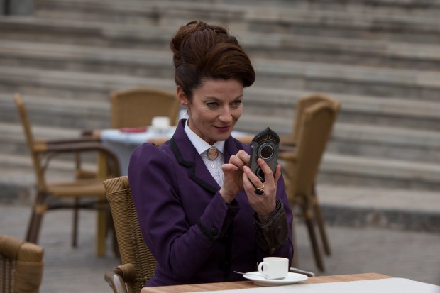 Doctor Who, Season 9, Missy (Michelle Gomez). Photo Credit: © BBC WORLDWIDE LIMITED