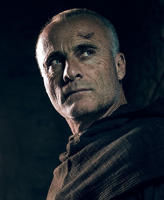 Timothy V. Murphy stars as “Father Ruskin”: Priest and teacher of the Ventrishire court, Ruskin, a former Irish soldier who swapped the blade for the Bible. He is Lady Love’s counselor and confidant.