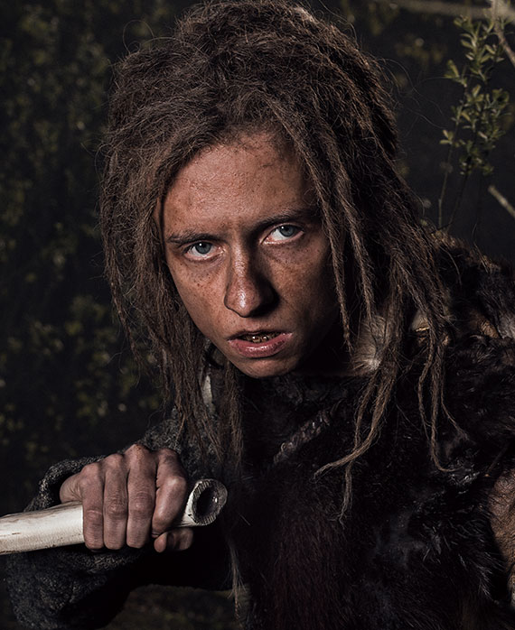 Darren Evans stars as “Ash Y Goedwig”: An orphan, who raised himself in the forests of west Wales, Ash is a skilled trapper with an uncanny connection to animals, but has trouble navigating in the human world. He looks up to Wilkin and Toran and longs to be a useful part of their crew.