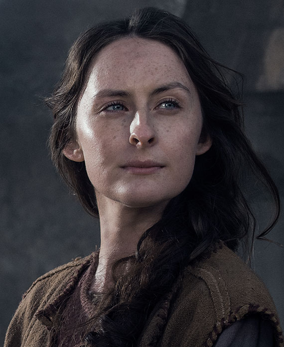 Sarah Sweeney stars as “Jessamy Maddox”: Broken by the relentless abuse of her husband, Gawain, Jessamy has learned to survive by straddling that thin line between fantasy and reality.