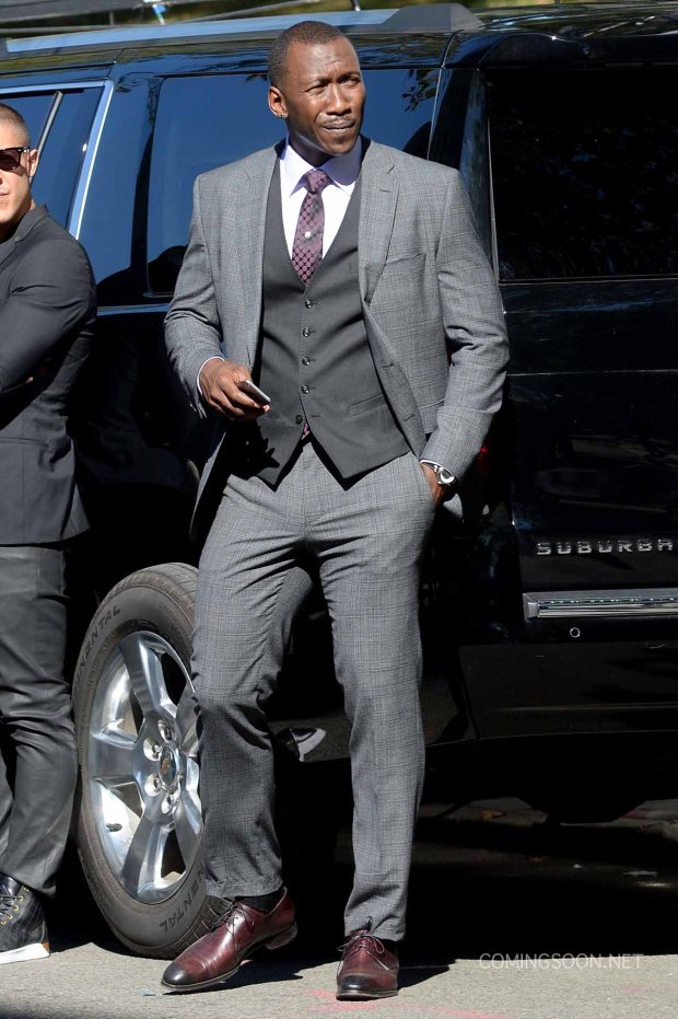 Stars On The Set Of 'Luke Cage'