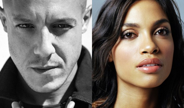 Luke Cage_Theo Rossi and Rosario Dawson