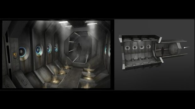 Concept art: Mire processing chamber.