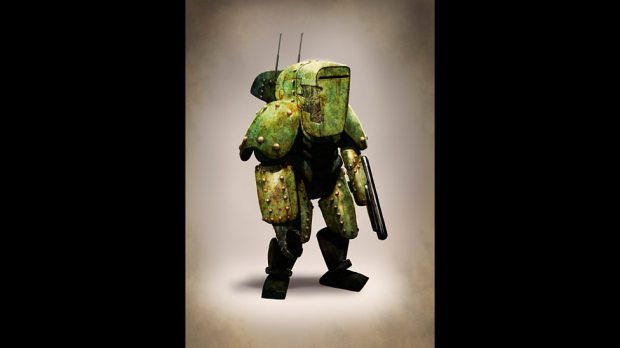 Concept art: Mire armour.