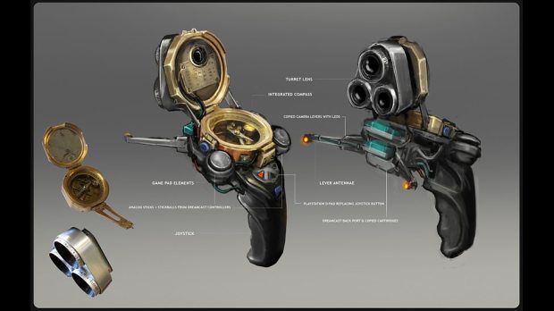 Concept art – the Doctor’s curioscanner.