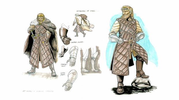 Concept art – Leandro’s costume.