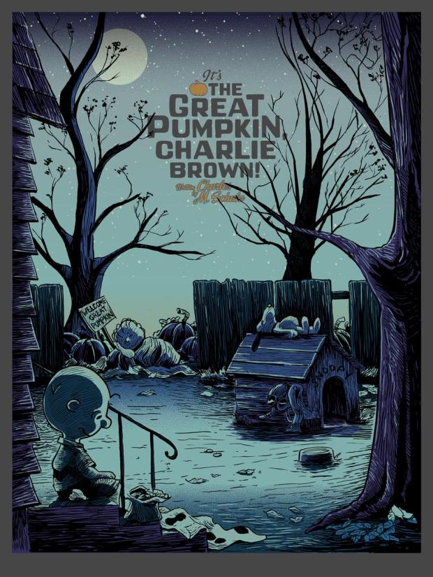 It's the Great Pumpkin, Charlie Brown_Glow-in-the-Dark_By Tim Doyle and Ridge Room