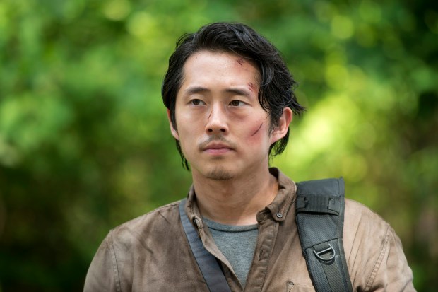 Steven Yeun as Glenn Rhee - The Walking Dead _ Season 6, Episode 3 - Photo Credit: Gene Page/AMC