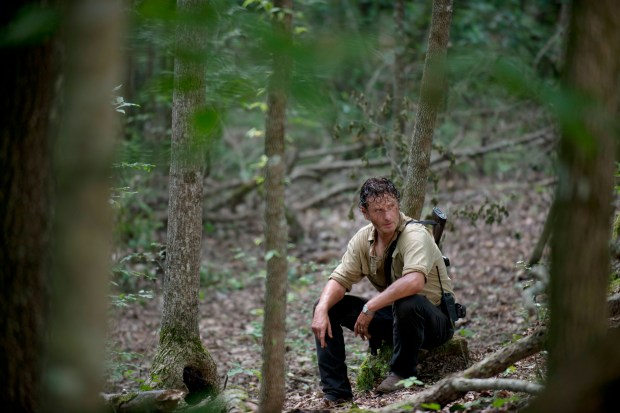 Andrew Lincoln as Rick Grimes - The Walking Dead _ Season 6, Episode 3 - Photo Credit: Gene Page/AMC