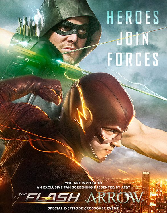 Arrow-The Flash_Crossover Promo Poster