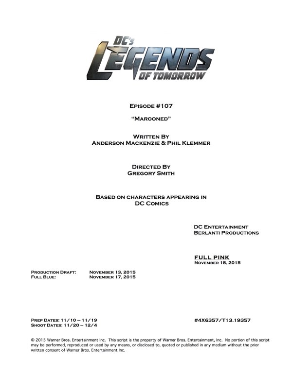 DC's Legends of Tomorrow_Season 1_Episode 7_Title and Credt