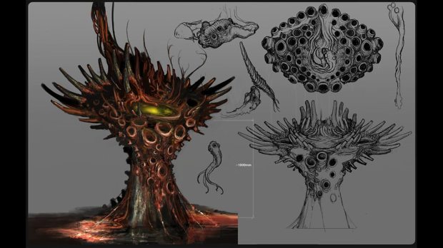 Concept art – Zygon console.