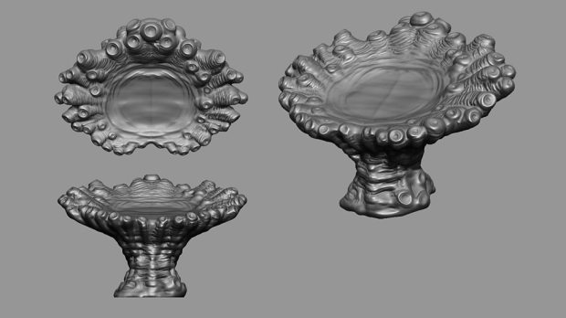 Concept art – Zygon table.