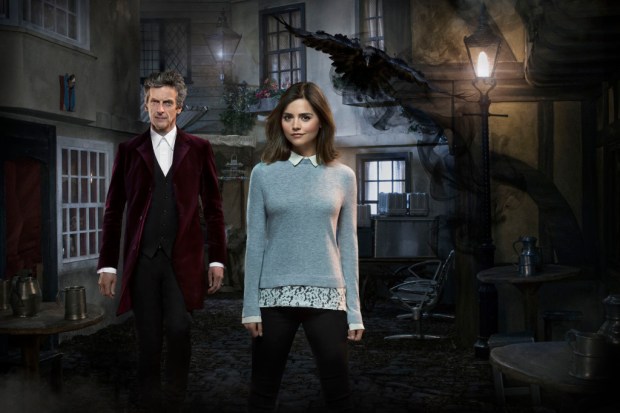 Picture shows: Jenna Coleman as Clara and Peter Capaldi as the Doctor - (C) BBC - Photographer: Simon Ridgway