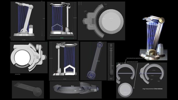 Concept art – the Infirmary stasis pod.
