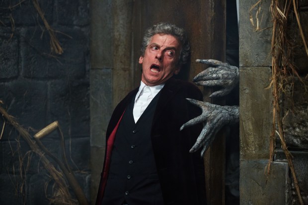 Picture shows: Peter Capaldi as the Doctor - (C) BBC - Photographer: Simon Ridgway