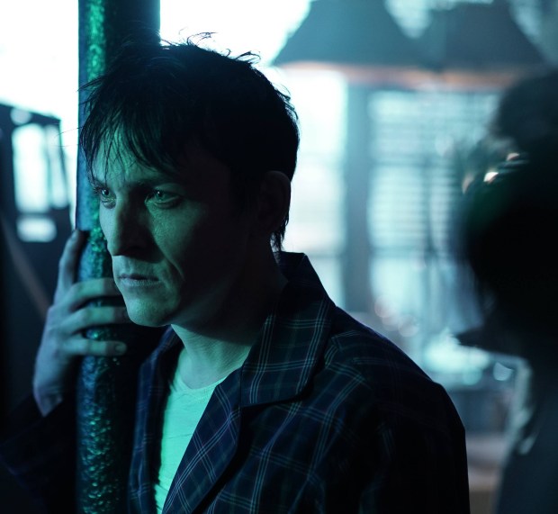 GOTHAM: L-R: Robin Lord Taylor in the ÒRise of the Villains: A Bitter Pill to SwallowÓ episode of GOTHAM airing Monday, Nov. 16 (8:00-9:00 PM ET/PT) on FOX. ©2015 Fox Broadcasting Co. Cr: Nicole Rivelli/ FOX