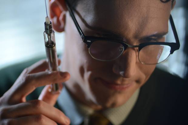 GOTHAM: L-R: Cory Michael in the ÒRise of the Villains: A Bitter Pill to SwallowÓ episode of GOTHAM airing Monday, Nov. 16 (8:00-9:00 PM ET/PT) on FOX. ©2015 Fox Broadcasting Co. Cr: Nicole Rivelli/ FOX